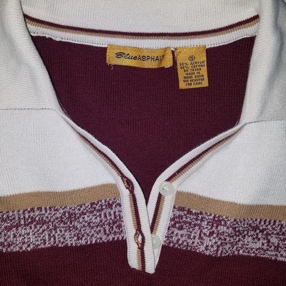 Blue Asphalt Button Sweater Top - Picture 3 of 5